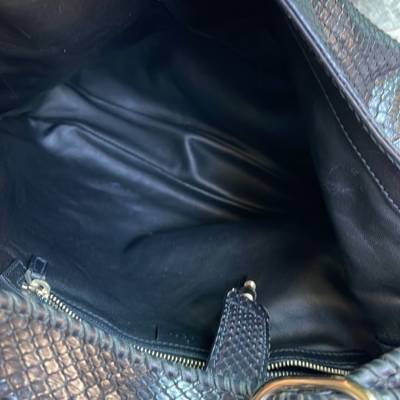 Gucci Large New Jackie Black Python - Picture 5 of 11